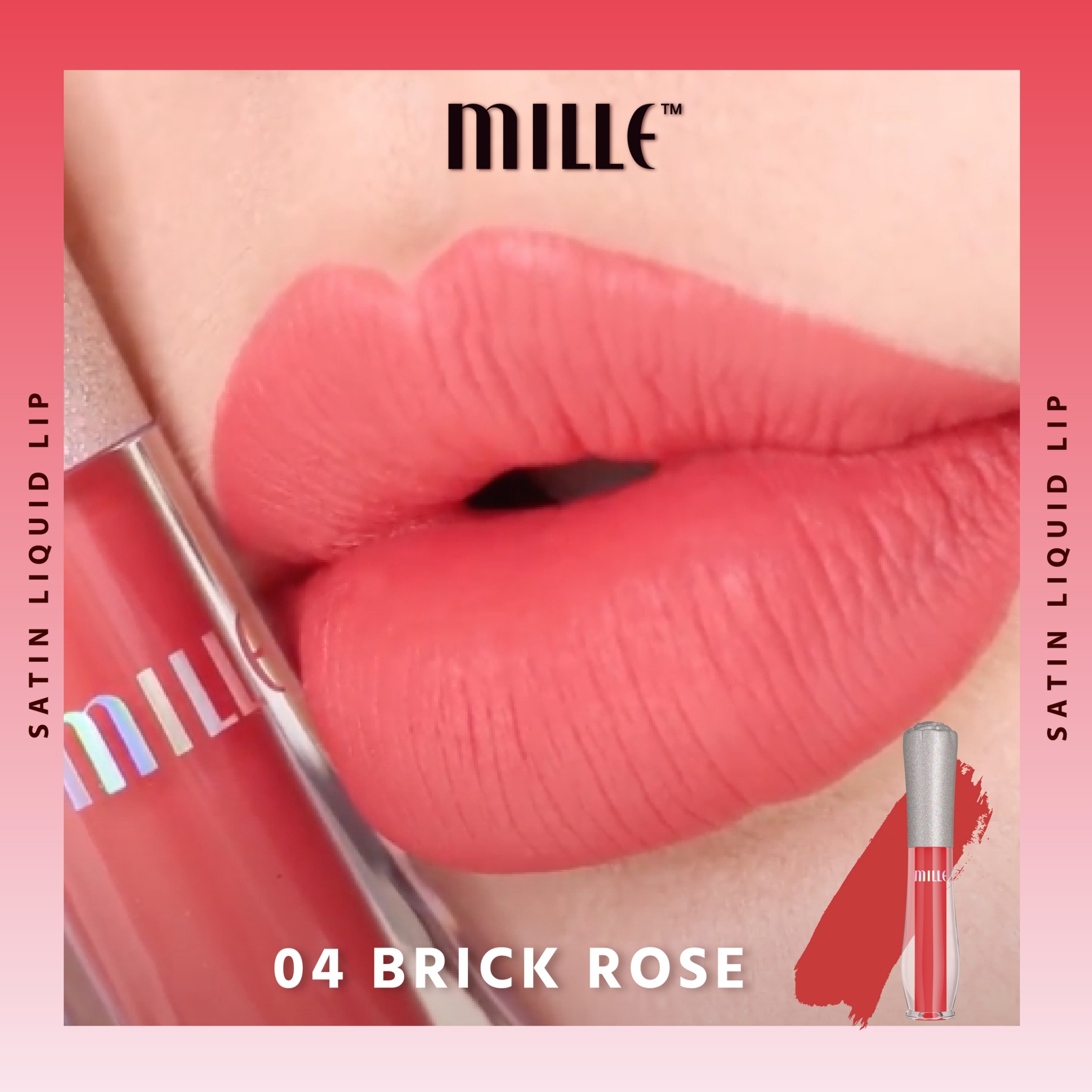 Mille, Mille รีวิว, Mille ราคา, Mille Crystal Reflection Satin Glaze Lip, Mille Crystal Reflection Satin Glaze Lip รีวิว, Mille Crystal Reflection Satin Glaze Lip ราคา, Crystal Reflection Satin Glaze Lip, Mille Crystal Reflection Satin Glaze Lip 1.7ml, Mille Crystal Reflection Satin Glaze Lip #05 Daydream, ลิปแมตต์, ลิปกลอส, ลิปสติก, ลิป