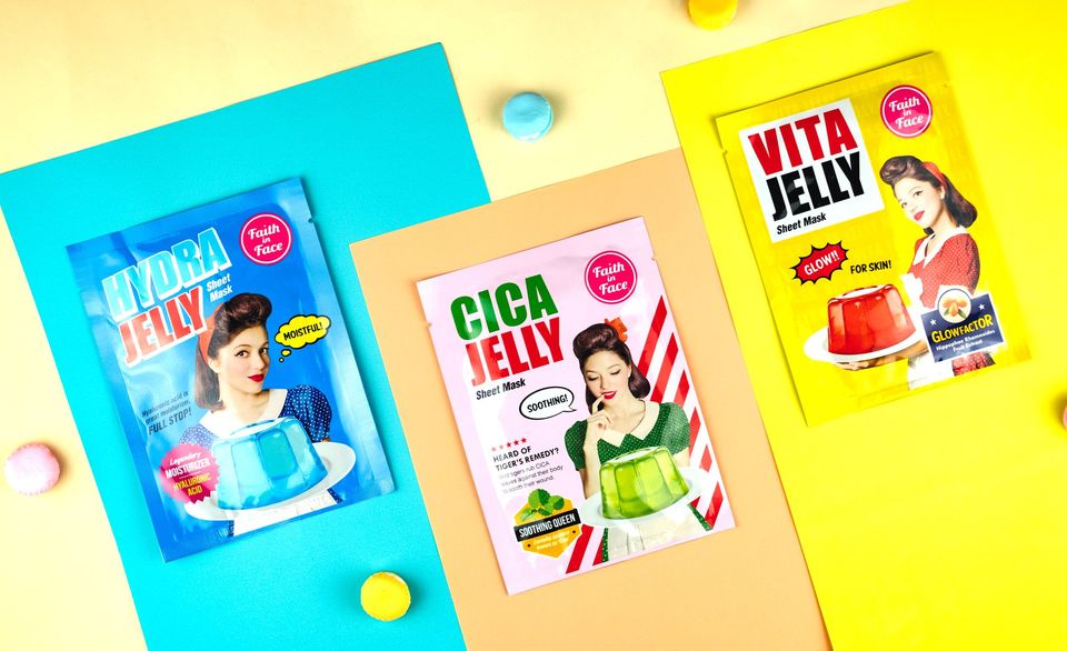 Faith in Face Cica Jelly Sheet Mask,Mask,มาส์ก,มาส์กเจล,มาส์กแผ่น,มาส์กหน้า